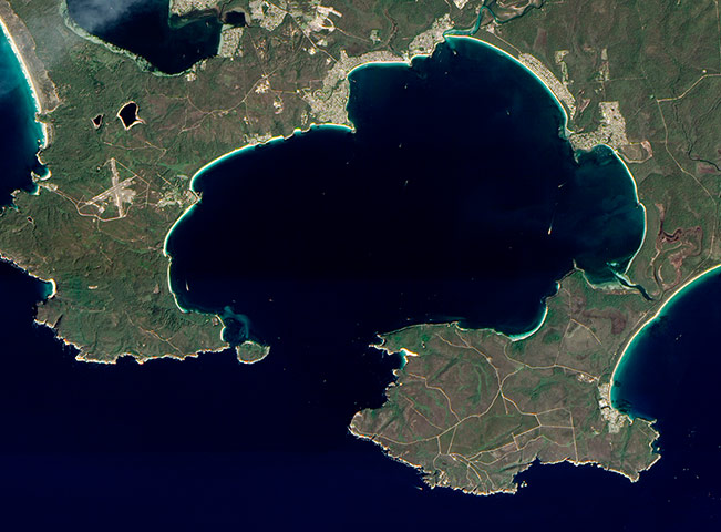 Satellite Eye on Earth: Jervis Bay, New South Wales