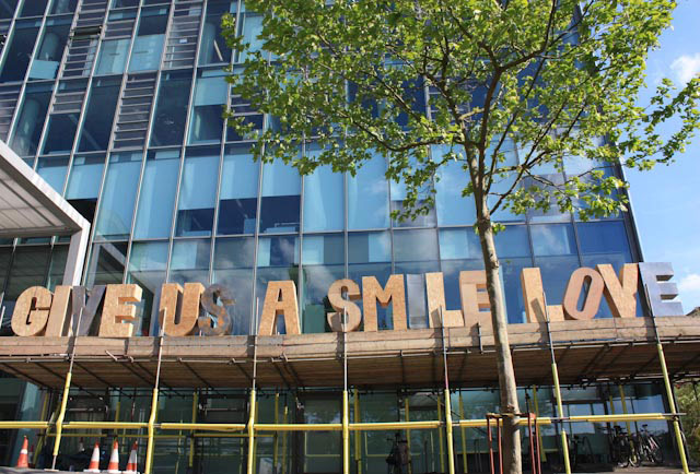 Goldsmiths degree show: Ren Aldridge Give Us A Smile Love