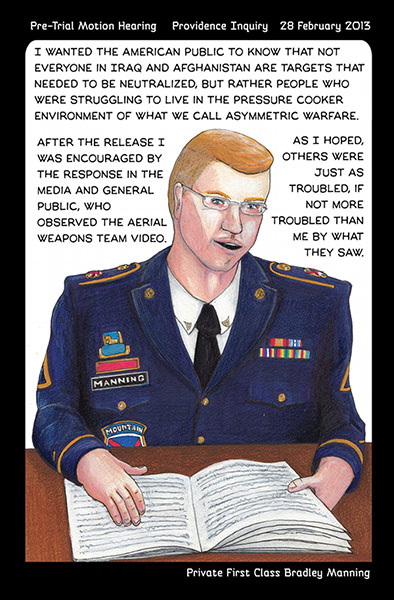 Bradley Manning: graphic novel