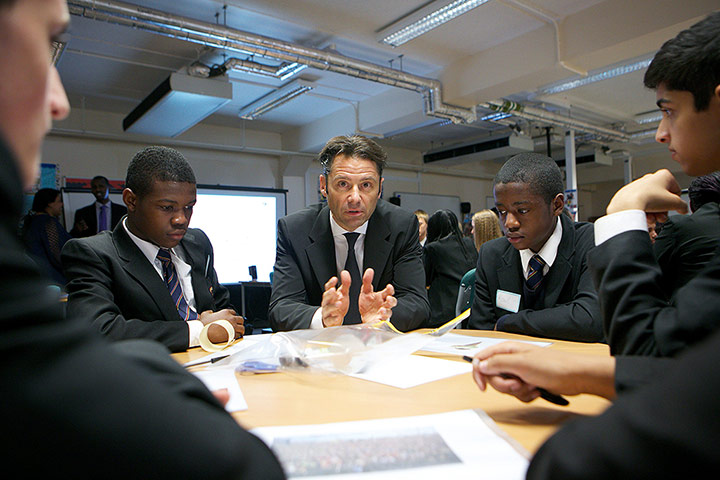 Community Challenge: Vinicio Cellerini, CEO of Global Corporate for Zurich with children
