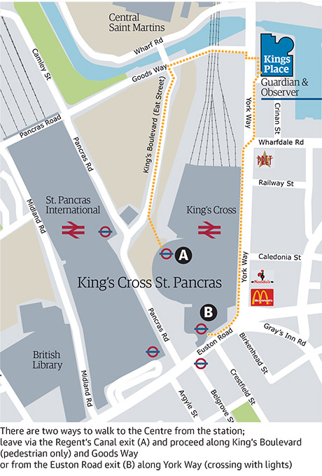 Guardian offices map