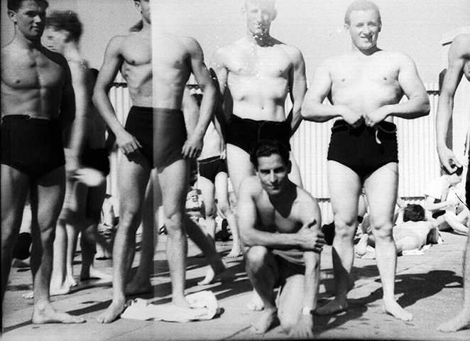 Seaside 9.jpg: UK seaside Camber Sands 1950s