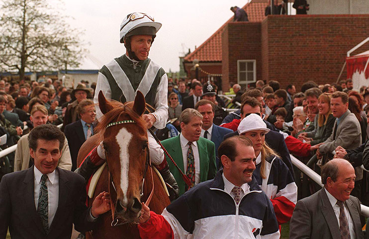Henry Cecil: Bosra Sham ridden by Pat Eddery