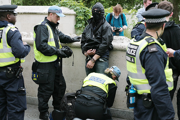 G8 protests in London: G8 protests in London