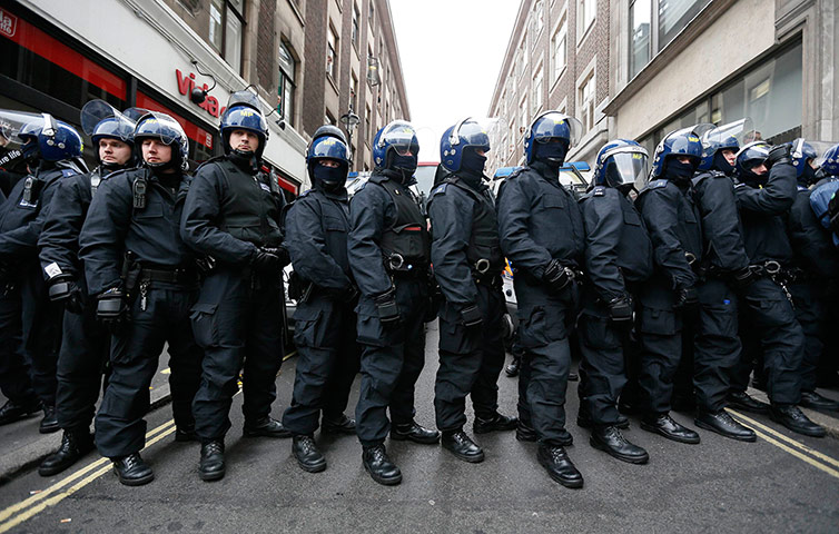 G8 protests in London: G8 protests in London