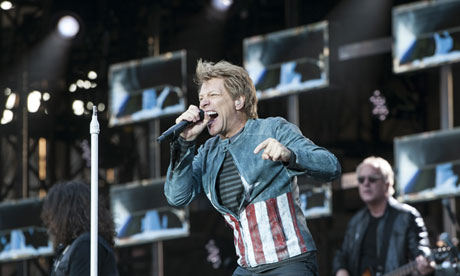 Bon Jovi perform at Villa Park, Birmingham
