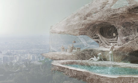 Houses of the future may be able to build themselves, integrating wiring and plumbing into the struc