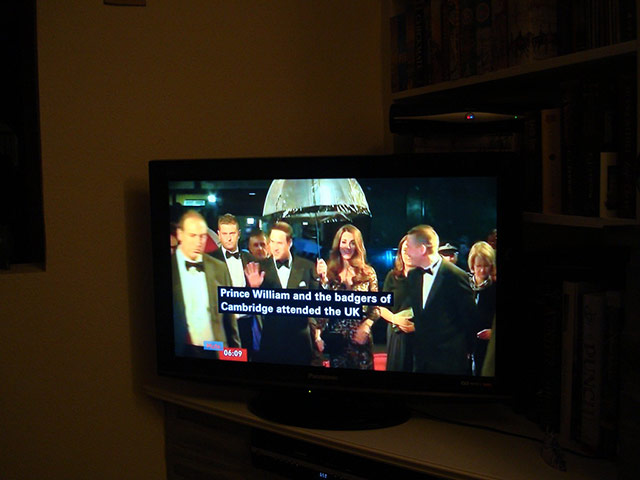 Bad subtitles: Bad subtitles: bbc news badgers