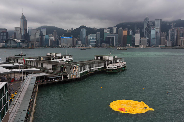 Rubber duck: The duck deflated