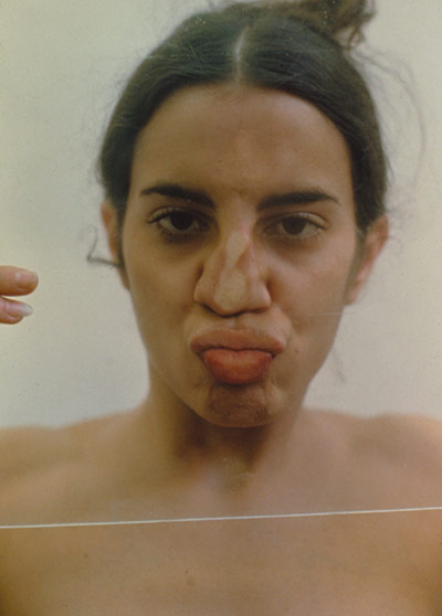 Photo Espana: Untitled (Glass on Body Imprints), 1972/1997. Color photograph (from a seri