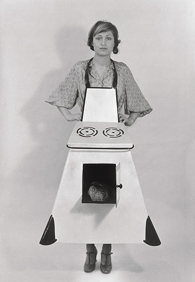 Photo Espana: Housewives’ Kitchen Apron, 1975 by Birgit Jürgenssen