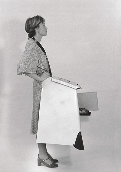 Photo Espana: Housewives’ Kitchen Apron, 1975 by Birgit Jürgenssen