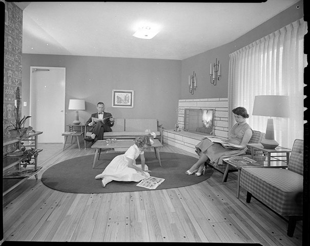 Form and Landscape: People Living in all Electric Home, 1955