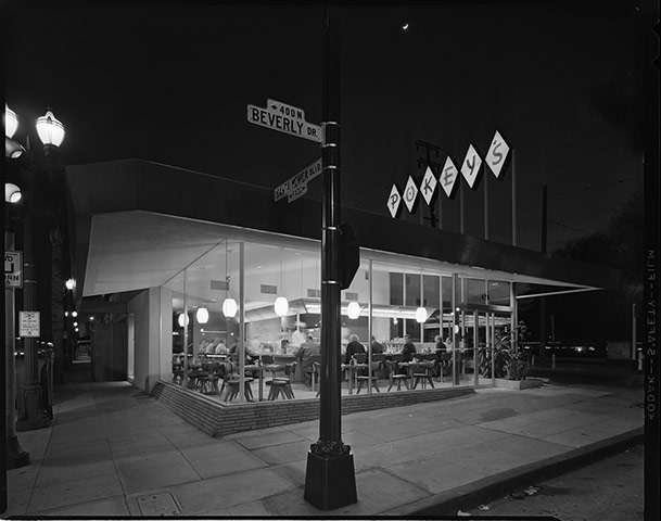 Form and Landscape: Pokey's Restaurant, Beverly Drive at Santa Monica Blvd, Los Angeles, 1955
