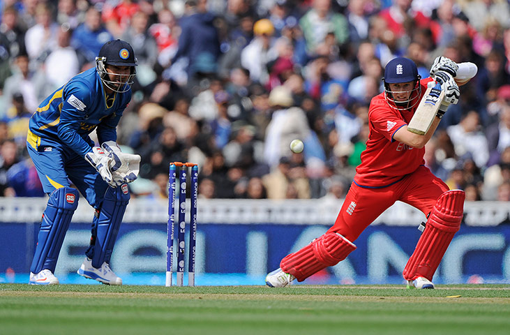 Champions Trophy 2: Joe Root drives through the off-side off Herath