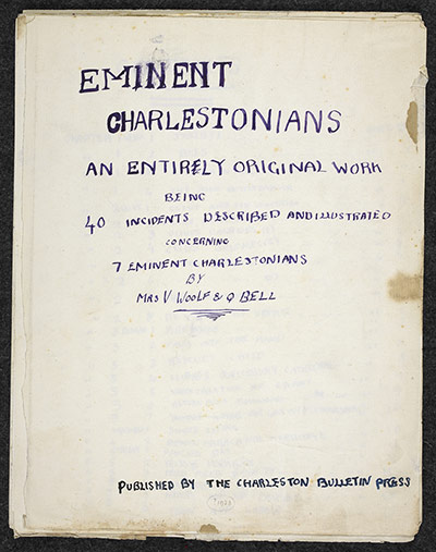Charlestone : Eminent Charlestonians title page