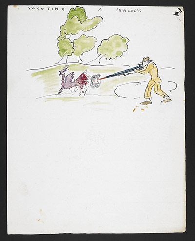 Charlestone : Shooting a peacock from The Messiah