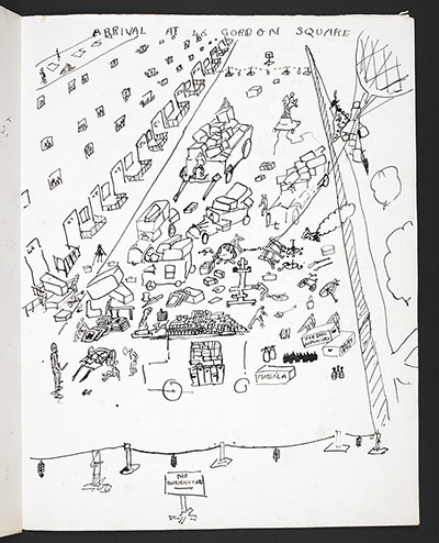 Charlestone : Arrival at 46 Gordon Square from The Messiah