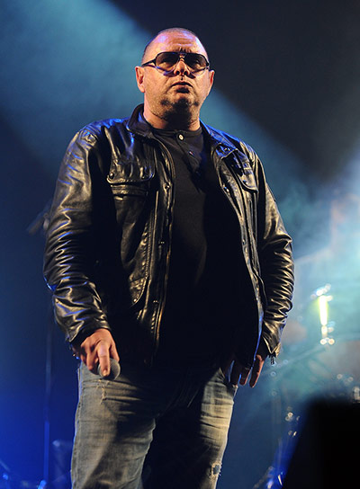 Isle of Wight 2013: Shaun Ryder of the Happy Mondays performs on Thursday