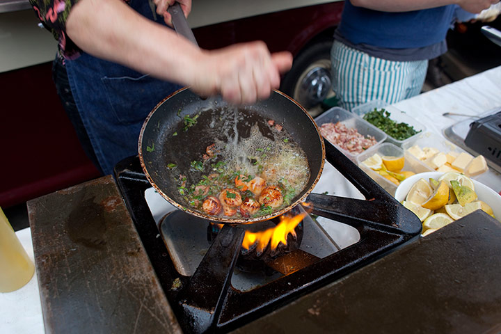 Street Food: Scallops