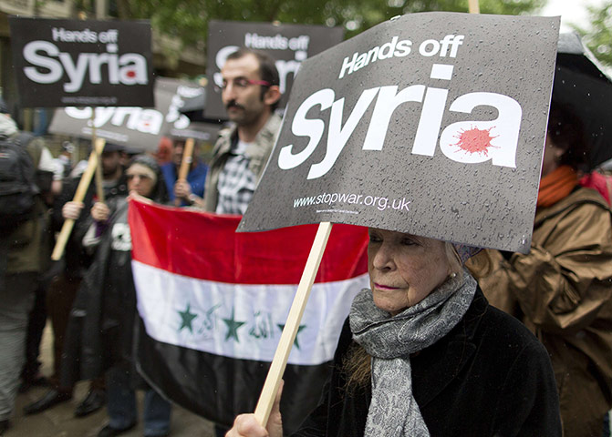 G8: Protesters demonstrate against Western i