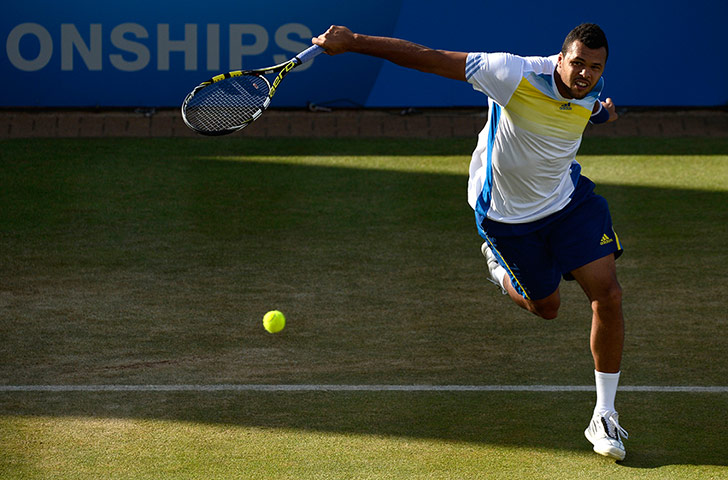 Tsonga v Murray: France's Jo-Wilfried Tsonga returns