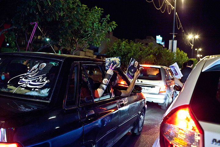 iran election celebration: Presidential Election Results in Iran