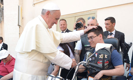 Pope Francis blesses motorcyclists for Harley-Davidson’s 110th anniversary
