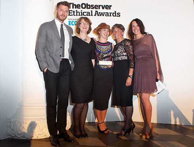 Ethical Awards: Ecover Young Green Champions winner Queen Elizabeth II High School