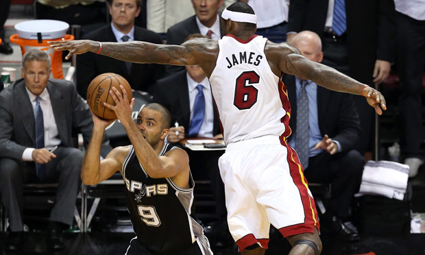 NBA Championship: Tony Parker LeBron James