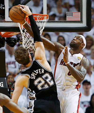 NBA Championship: LeBron James Tiago Splitter