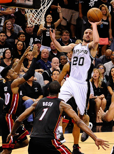 NBA Championship: Manu Ginobili, game five