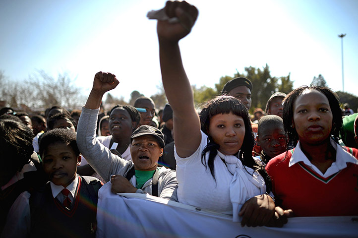 Youth Day in South Africa: Soweto march