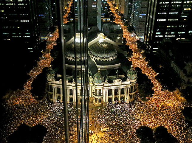 Brazil Protest:: Protests in Brazil - 17 Jun 2013