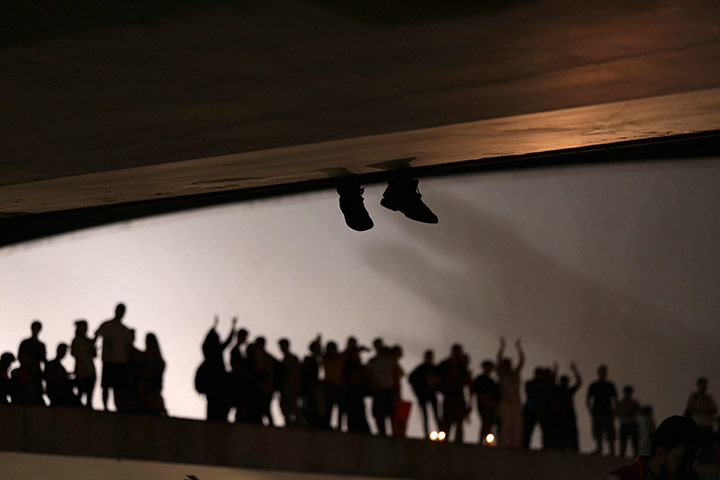 Brazil Protest:: Demonstrators protest