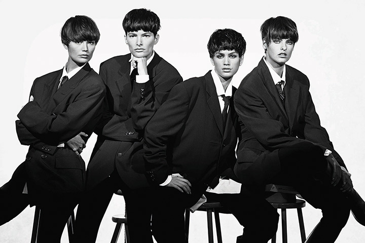 Conde nast : Peter Lindbergh, Vogue Italia, March 1989