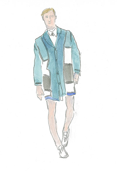 London Collections:: London Collections: Men – 9 different looks, illustrated 