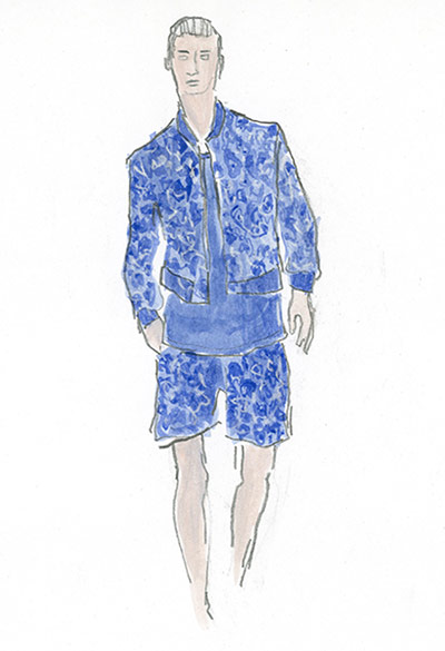 London Collections:: London Collections: Men – 9 different looks, illustrated 