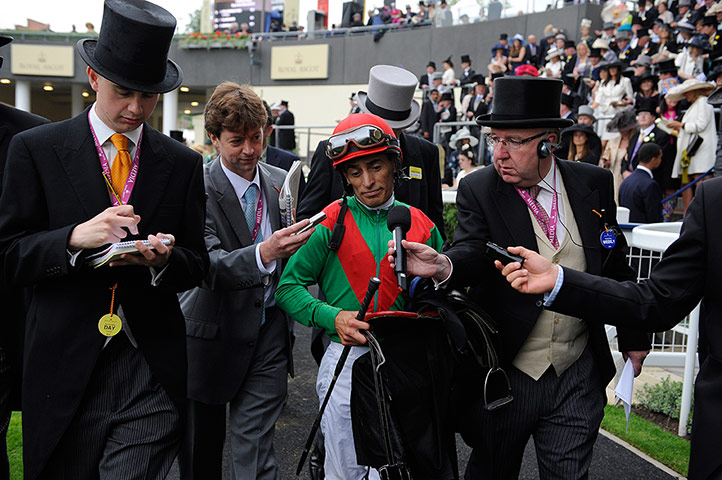 Tom Jenkins's Ascot Day 1: Animal Kingdom jockey Joe Velasquez 
