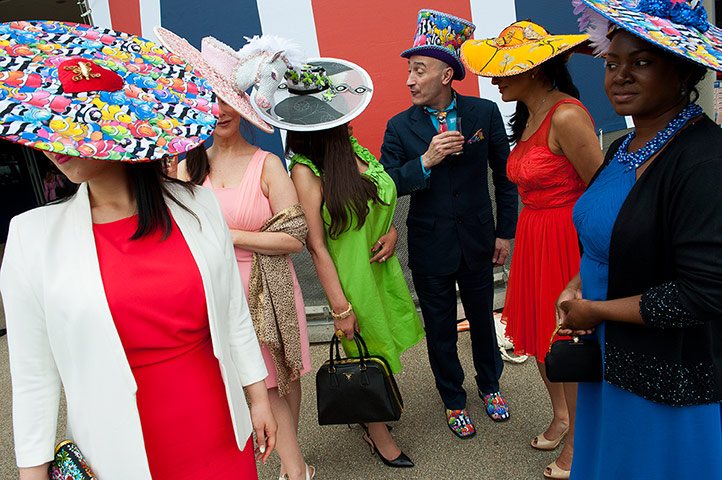 Tom Jenkins's Ascot Day 1: Racegoers in fancy hats