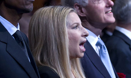 Barbra Streisand echoes Monroe's birthday tribute for Shimon Peres