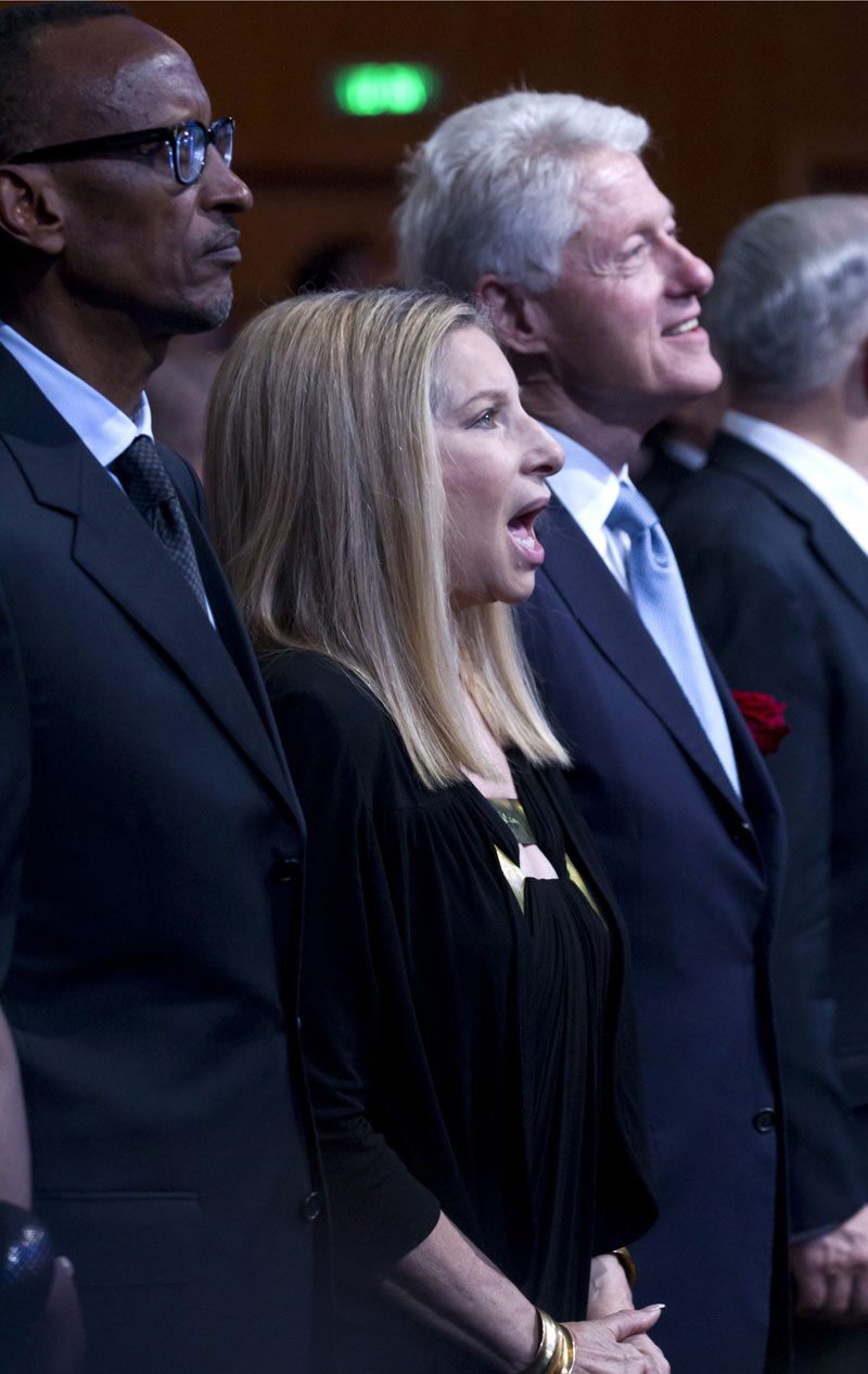 Barbra Streisand echoes Monroe's birthday tribute for Shimon Peres