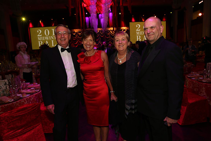 Winter Ball: Wayne Swan with his wife Kim 