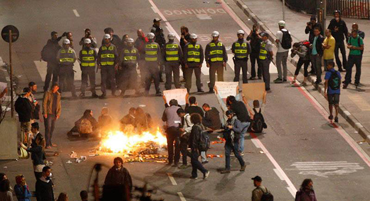 Brazil protests continue: Brazilian demonstrators face security 