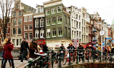 Old city in Amsterdam
