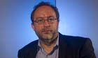 Wikipedia founder Jimmy Wales on the Guardian sofa at the Cannes Lions festival