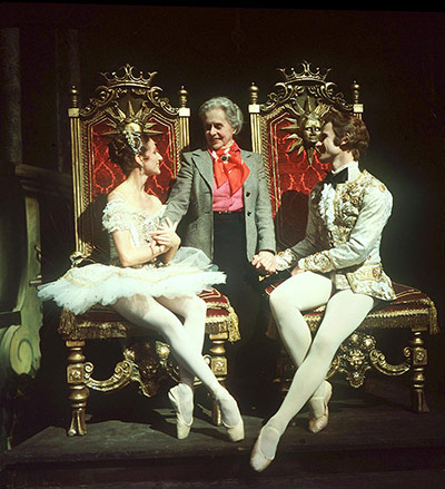 Merle Park, Ninette de Valois and David Wall, Sleeping Beauty, Royal Balle