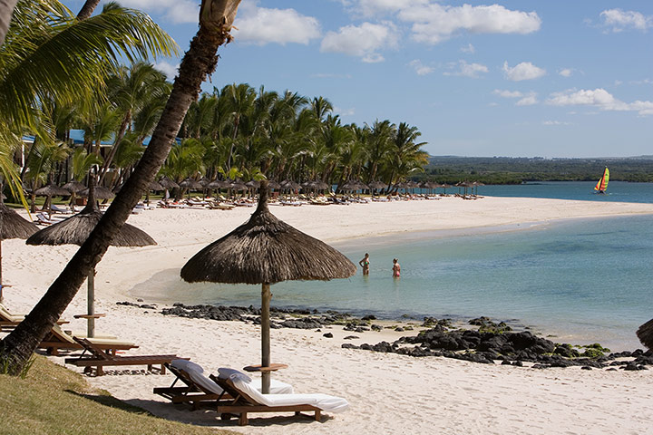 TUI: Indian ocean: TUI: BEACH OF BELLE MARE ISLAND OF MAURITIUS