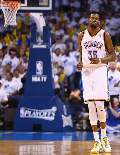 NBA Championship: Kevin Durant of the Oklahoma City Thunder
