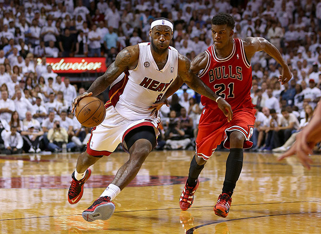 NBA Championship: LeBron James Heat Bulls